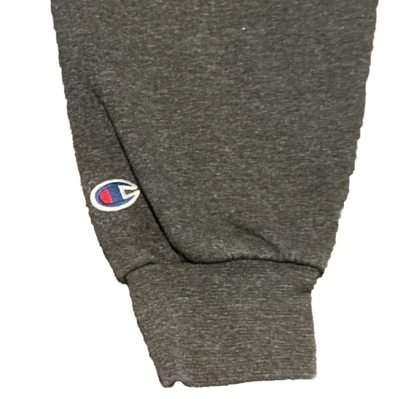 VTG William & Mary Charcoal Gray Hoodie Sweatshirt Sweater By Champion Size XL - Picture 3 of 4